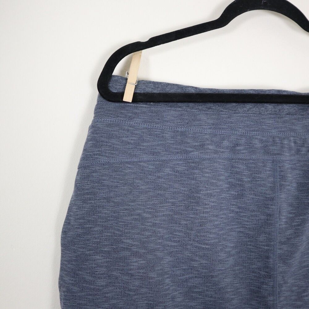 Athleta Size L Heathered Techie Terry Athletic Skirt Blue Gray - Picture 6 of 7